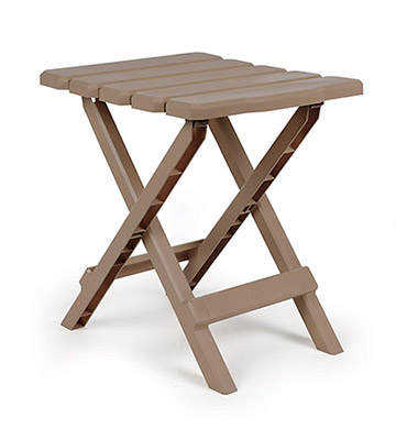 8-Camco-51883-Taupe-Regular-Adirondack-Portable-Outdoor-Folding-Side-Table